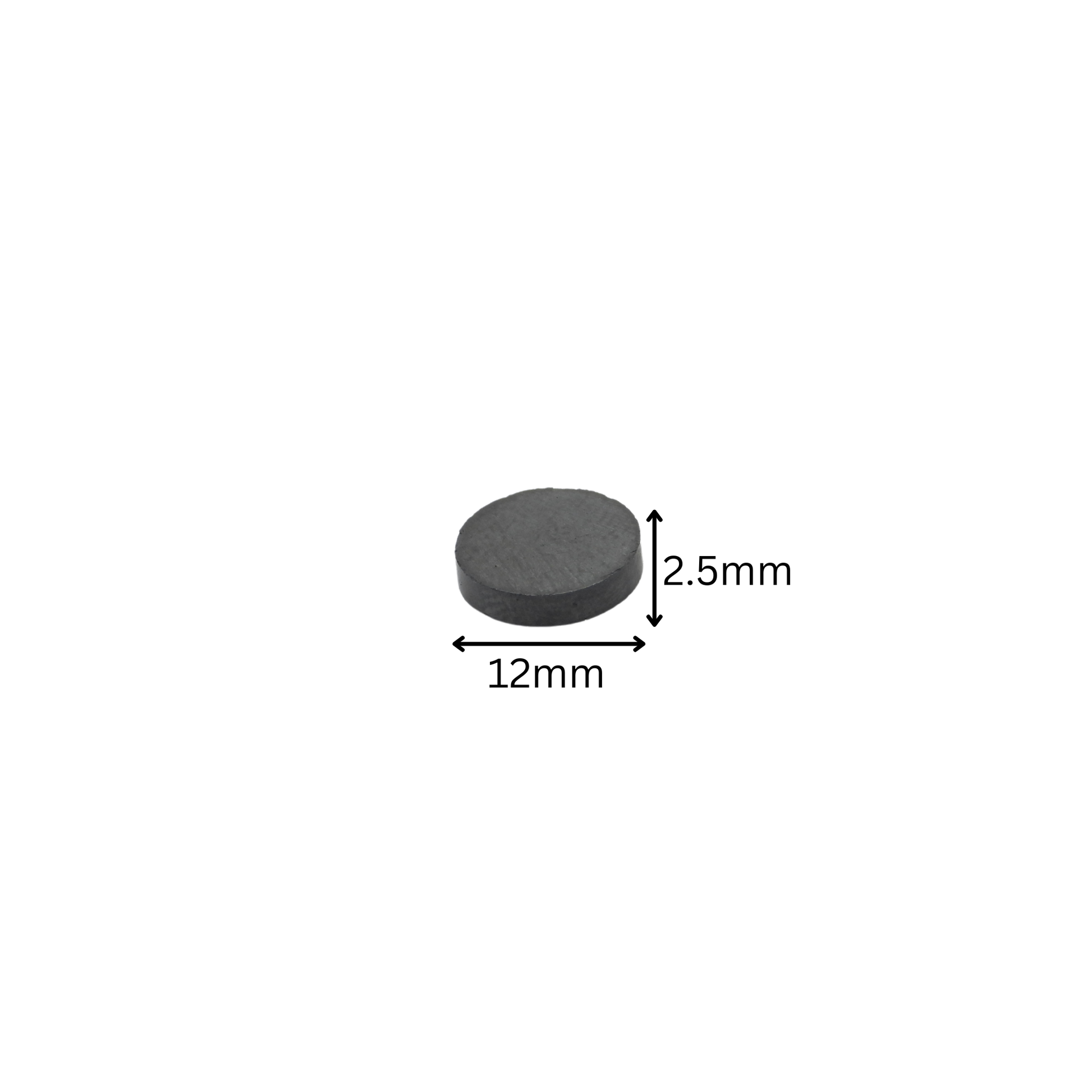 Ferrite Anisotropic Disc Magnets - 8mm x 8mm - Ferrite-10mm x 5mm - Ferrite-12mm x 2.5mm - Ferrite-12.9mm x 4.7mm - Ferrite-15mm x 8mm - Ferrite-16mm x 3mm - Ferrite-18mm x 5mm - Ferrite-20mm x 3mm - Ferrite-21.5mm x 25mm - Ferrite-30mm x 10mm - Ferrite