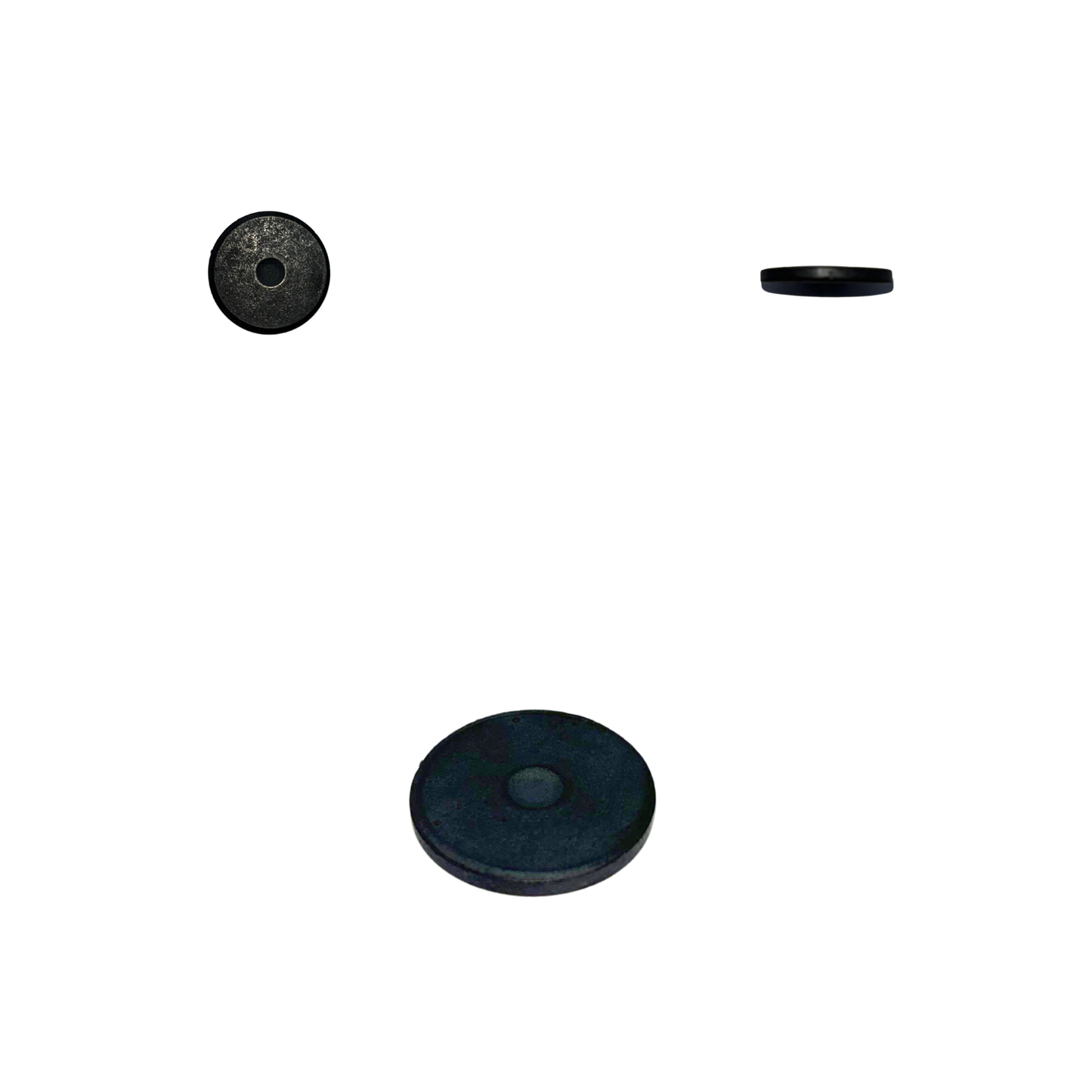 Ferrite Isotropic Disc Magnets (Fridge Magnets) - 16mm x 3mm-20mm x 3mm-25mm x 3mm-25mm x 5mm-30mm x 3mm