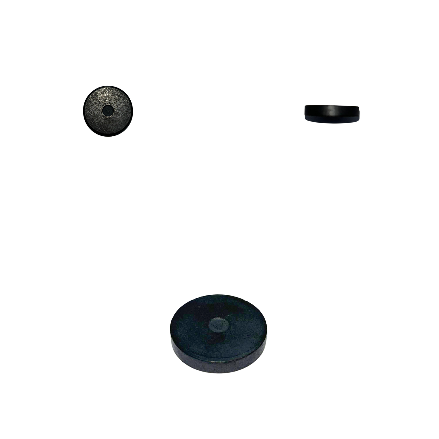 Ferrite Isotropic Disc Magnets (Fridge Magnets) - 16mm x 3mm-20mm x 3mm-25mm x 3mm-25mm x 5mm-30mm x 3mm