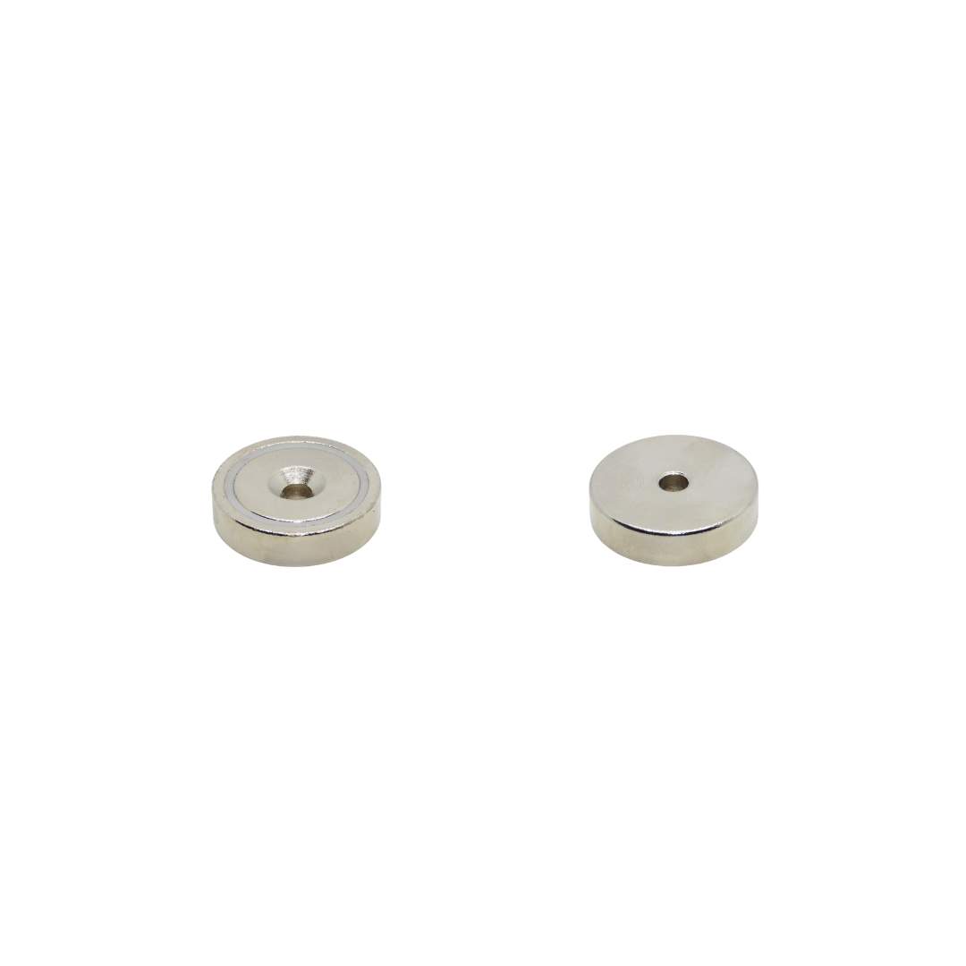 Counter Sunk Pot Magnets - A16 - Od16mm x Id3.5mm x 5mm-A20 - Od20mm x Id4.5mm x 7mm-A25 - Od25mm x Id5.5mm x 8mm-A32 - Od32mm x Id5.5mm x 8mm-A36 - Od36mm x Id6.5mm x 8mm-A42 - Id42mm x Id6.5mm x 9mm-A48 - Id48mm Idx 8.5mm x 11.5mm-A60 - Id60mm x Id8.5mm x 15mm-A75 - Od75mm x Id10.5mm x 18mm