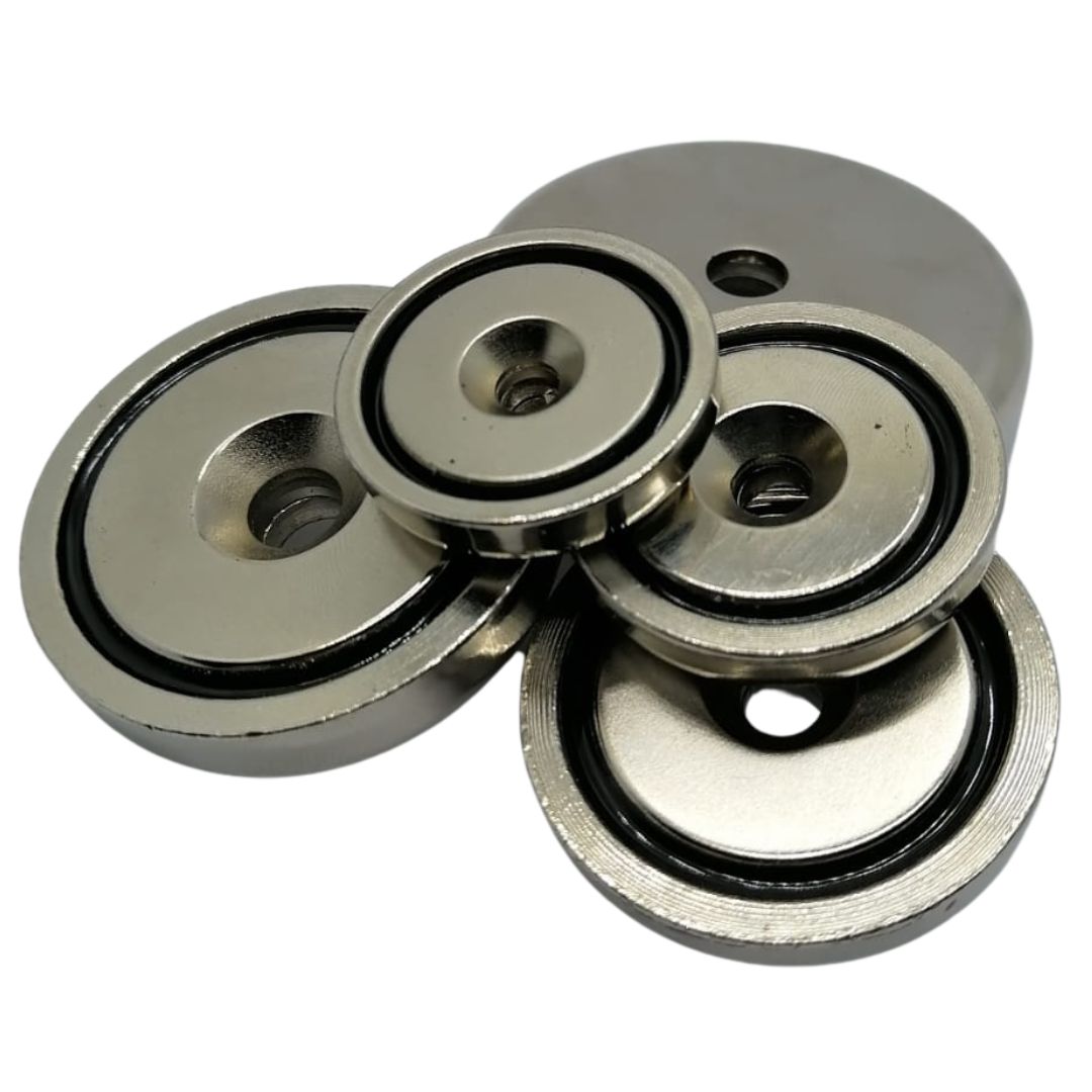 Counter Sunk Pot Magnets - A16 - Od16mm x Id3.5mm x 5mm-A20 - Od20mm x Id4.5mm x 7mm-A25 - Od25mm x Id5.5mm x 8mm-A32 - Od32mm x Id5.5mm x 8mm-A36 - Od36mm x Id6.5mm x 8mm-A42 - Id42mm x Id6.5mm x 9mm-A48 - Id48mm Idx 8.5mm x 11.5mm-A60 - Id60mm x Id8.5mm x 15mm-A75 - Od75mm x Id10.5mm x 18mm