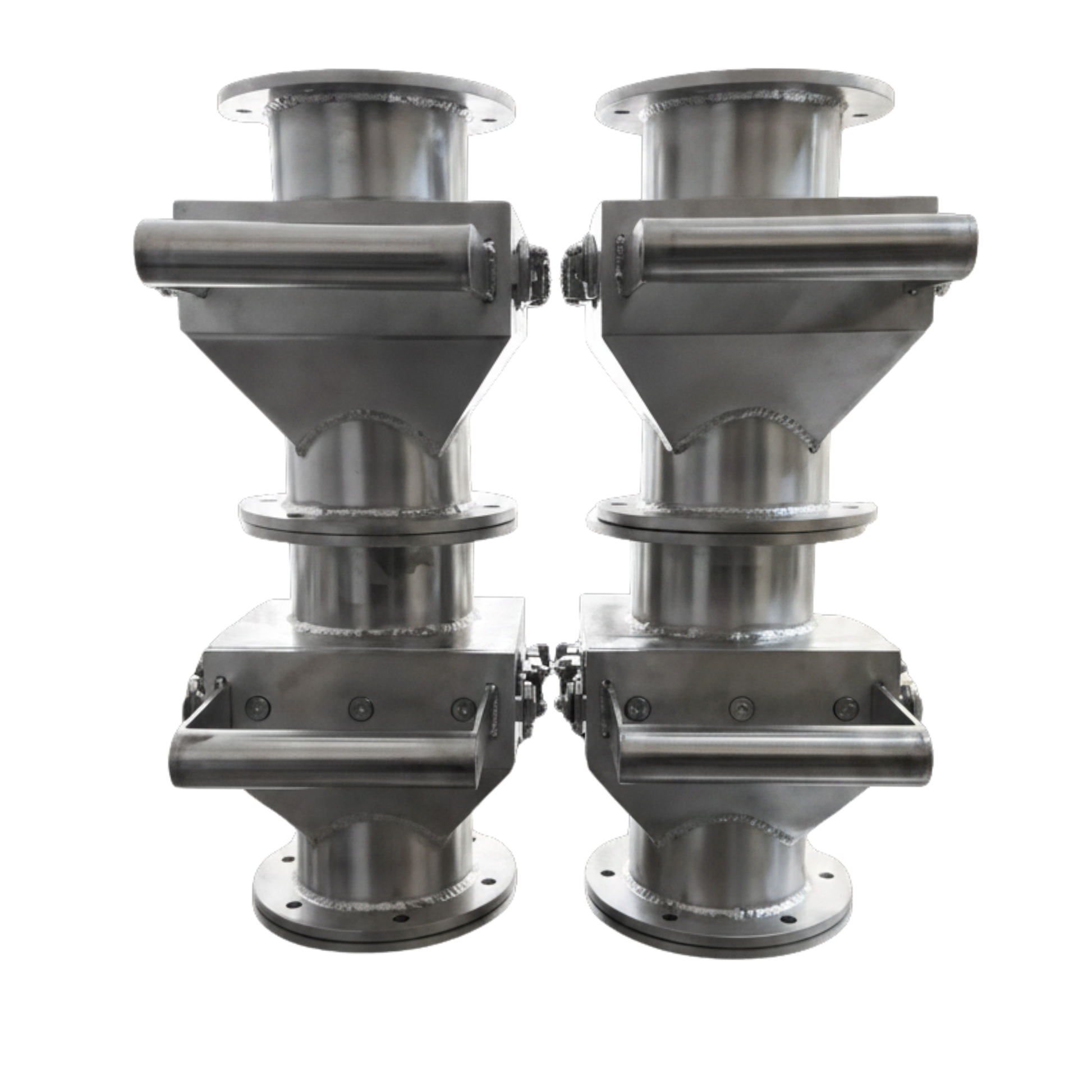 Inline Grid Magnet for removing ferrous contaminants from liquid and slurry processing systems