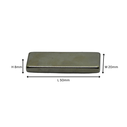 50mm_x_20mm_x_8mm_N52_Neodymium_Magnet