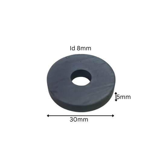 Ferrite Anisotropic Ring Magnets - Od20mmxId5mmx10mm - Ferrite-Od30mmxId8mmx5mm - Ferrite-Od45mmxId22mmx8mm - Ferrite-Od60mmxId24mmx8mm - Ferrite-Od60mmxId32mmx10mm - Ferrite Magnets