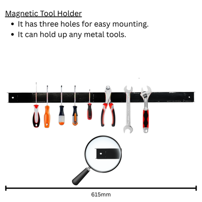 Magnetic Tool Holders 24" (613mm) & 48" (1230mm)