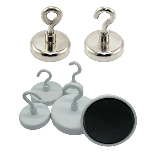 Ferrite Hook Magnets - 25mm-32mm-40mm-47mm-52mm