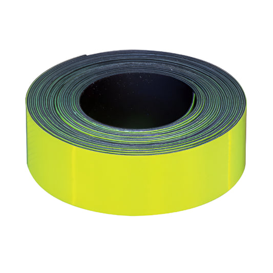 Yellow Magnetic Reflective Tape - Yellow Reflective Tape 50 x 0.75mm - Sold Per Meter 